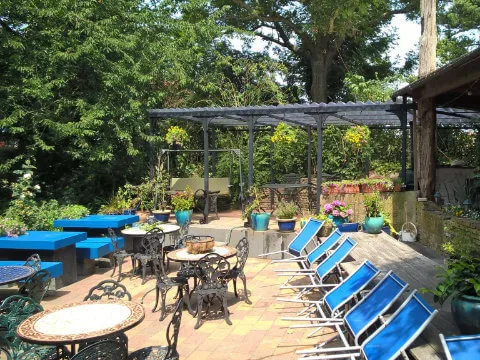 buiten terras - locatie huren voor training